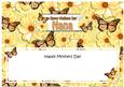 Mothers Day Nana Floral Butterflies Large Dl Insert