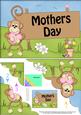 5x7 Chunky Monkey Mothers Day Scallop Corner