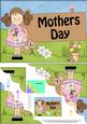 5x7 Girlz Zoe Mothers Day Scallop Corner