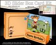 3D Boyz Cowboy Zeb Slider Box Card Kit