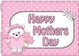 A4 Teddy Tess Mothers Day Card Topper