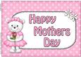 A4 Teddy Tess Mothers Day Card Topper