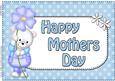 A4 Teddy Ed Mothers Day Card Topper