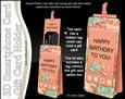 3D Smartphone Shaped Birthday Roses Card & Gift Card Holder