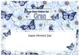 Mothers Day Gran Floral Butterflies Large Dl Insert