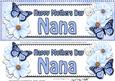 Large Dl Mothers Day Nana Floral Butterflies 3D Decoupage