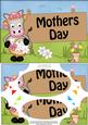 A5 Gigi Horse Mothers Day Scallop Corners and Pyrama