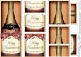 Dl Anniversary Champers in a Box with Top & Bottom Stacker