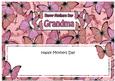 Mothers Day Grandma Butterflies Large Dl Matching Insert