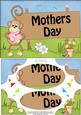 A5 Chunky Monkey Mothers Day Scallop Corners and Pyramage