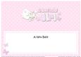 Little Lamb New Baby Girl Large Dl Insert