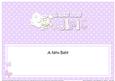 Little Lamb New Baby Girl Large Dl Insert