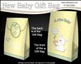 3D New Baby Little Bunny Gift Bag Mini Kit