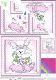 Little Bunny Scallop Corner Side Stacker Topper