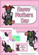 5x7 Hamish Scottie Dog Mothers Day Polka Dots Scallop Corner