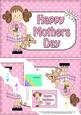 5x7 Girlz Zoe Mothers Day Polka Dots Scallop Corner