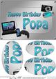 A5 Birthday Popa Gadgets N Gizmos Oval Pyramage Topper