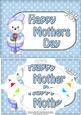 A5 Teddy Ed Mothers Day Dots Scallop Corners & Pyramage