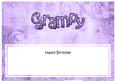 Birthday Grampy Clocks Matching Large Dl Insert