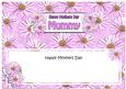 Mothers Day Mummy Daisies Floral Large Dl Matching Insert