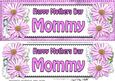 Large Dl Mothers Day Mommy Daisies Floral 3D Decoupage