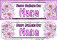 Large Dl Mothers Day Nana Daisies Floral 3D Decoupage