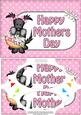 A5 Scottie Dog Mothers Day Dots Scallop Corners & Pyramage