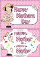 A5 Girlz Suzi Mothers Day Dots Scallop Corners & Pyramage