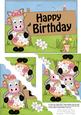 5x7 Gigi Horse Birthday Scallop Corner