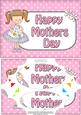 A5 Girlz Liz Mothers Day Dots Scallop Corners & Pyramage