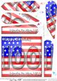 Flying the Flag Usa 100th Birthday Fan Pyramage Topper