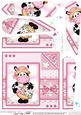 Milly Moo Cows Bonnet Fan Pyramage Topper
