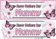 Large Dl Mothers Day Mummy Floral Butterflies 3D Decoupage