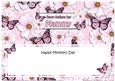 Mothers Day Mammy Floral Butterflies Large Dl Insert
