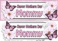 Large Dl Mothers Day Mommy Floral Butterflies 3D Decoupage