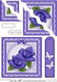 Just Roses Quick Card with Wavy Corner Side Stacker Topper