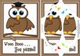 A5 Wise Owl Congrats Felties Scallop Corners N Pyramage