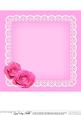 8 x 8 Flowers Butterflies & Lace Matching Insert Panel