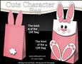 3D Bunny Cute Character Gift Bag Mini Kit