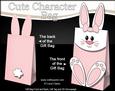 3D Bunny Cute Character Gift Bag Mini Kit