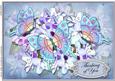 A4 Thinking of You Flowers & Butterfly Card Topper