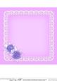 8 x 8 Flowers Butterflies & Lace Matching Insert Panel