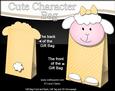 3D Little Lamb Cute Character Gift Bag Mini Kit