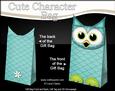 3D Little Hoot Owl Cute Character Gift Bag Mini Kit