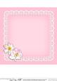 8 x 8 Flowers Butterflies & Lace Matching Insert Panel