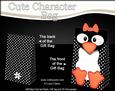 3D Penguin Cute Character Gift Bag Mini Kit