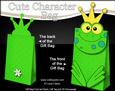 3D Freddy Frog Cute Character Gift Bag Mini Kit