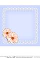 8 x 8 Flowers Butterflies & Lace Matching Insert Panel