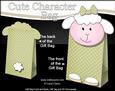 3D Little Lamb Cute Character Gift Bag Mini Kit