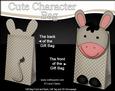 3D Coco Donkey Cute Character Gift Bag Mini Kit
